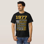 Bestes Geborenes 1977 Fakten für Männer, Frauen, B T-Shirt (Vorne ganz)