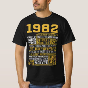 Bestes Geborenes 1982 Fakten für Männer, Frauen, T-Shirt