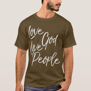 Bestes Gebot Christliche Gabe Liebe Gott T-Shirt