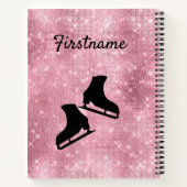Bestes Gefühl - Rosa-Shimmer-Skaten Notizblock (Rückseite)