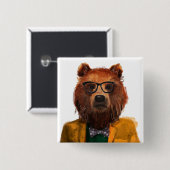 Bestes gekleideter Bär Button (Vorne & Hinten)