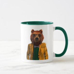 Bestes gekleideter Bär Tasse