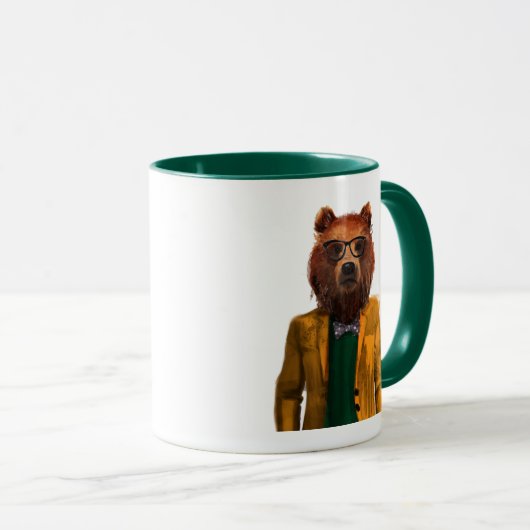 Bestes gekleideter Bär Tasse (VorderseiteRechts)