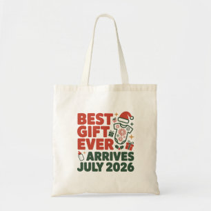 Bestes Geschenk Ankunft im Juli 2026 Weihnachtspaa Tragetasche