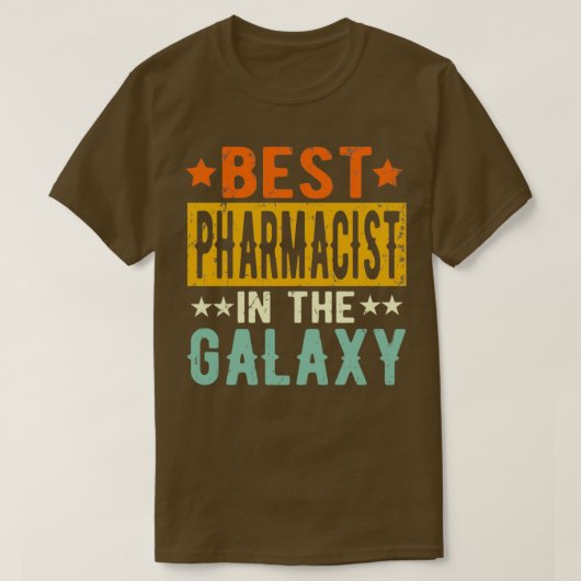 Bestes Geschenk des Apothekers T-Shirt (Design vorne)