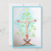 Bestes Geschenk Feiertagskarte (Vorderseite)