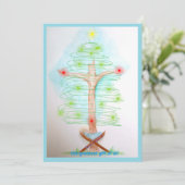 Bestes Geschenk Feiertagskarte (Stehend Vorderseite)