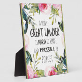 Bestes Geschenk für Anwälte Großes Geschenk für An Fotoplatte (Seite)