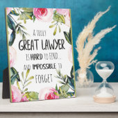 Bestes Geschenk für Anwälte Großes Geschenk für An Fotoplatte (Seite)