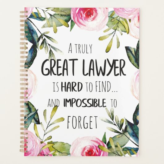 Bestes Geschenk für Anwälte Großes Geschenk für An Planer (Vorderseite)