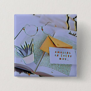 Bestes Geschenk für Buchliebhaber Button