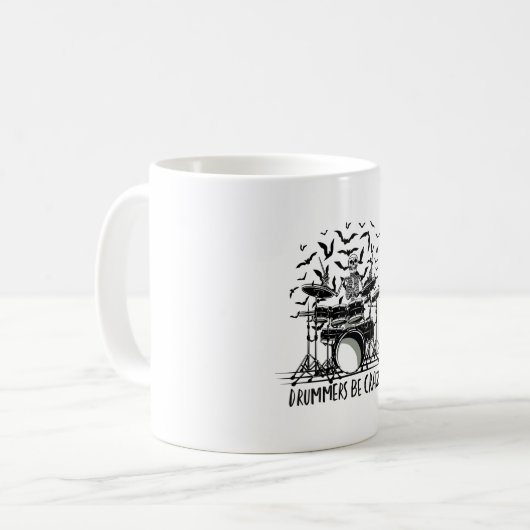 Bestes Geschenk für Drummer Kaffeetasse (Vorderseite Links)