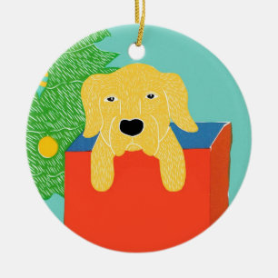 Bestes Geschenk für gelbe Labrador - Stephen Hune Keramikornament