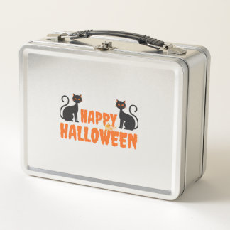 Bestes Geschenk für halloween Happy Hal Metall Brotdose