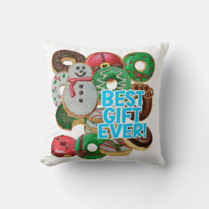 Bestes Geschenk für immer! Xmas Doughnut Kissen