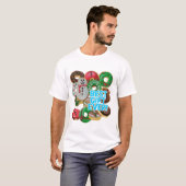 Bestes Geschenk für immer! Xmas Doughnut T-Shirt (Vorne ganz)