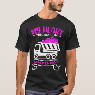 Bestes Geschenk für LKW-Ehefrau-LKW-Fahrer Valen T-Shirt