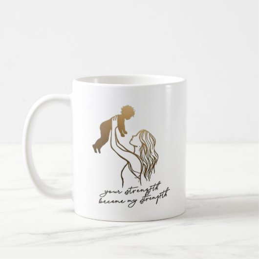 Bestes Geschenk für Mütter - am Muttertag, Geburts Kaffeetasse (Links)
