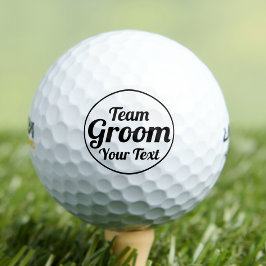 Bestes Geschenk für Trauzeugen und Team Groom Part Golfball