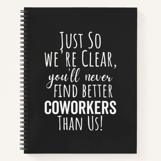 BESTES GESCHENK FÜR VERLASSEND KÜHLER NOTIZBLOCK (Vorderseite)