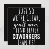 BESTES GESCHENK FÜR VERLASSEND KÜHLER SAVE THE DATE (Vorne/Hinten)