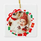 Bestes Geschenk Girl Keramikornament (Vorderseite)