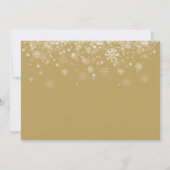 Bestes Geschenk je Schnee Foto Weihnachtsgeburt Ankündigung (Rückseite)