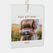 Bestes Geschenk je Schwangerschaft Keepake Urlaub Keramikornament (Rechts)