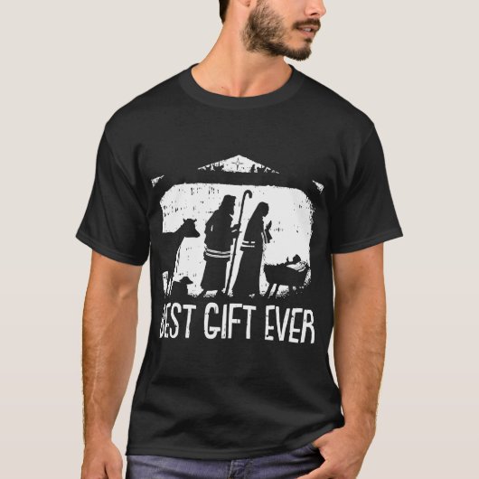 Bestes Geschenk je Weihnachten Cool Jesus Krippe S T-Shirt (Vorderseite)