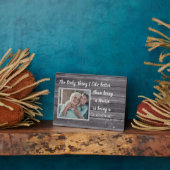 Bestes Geschenk! Nurse-Oma Foto Plaque Fotoplatte (Seite)