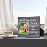 Bestes Geschenk! Remüde Papa Foto Plaque Fotoplatte<br><div class="desc">Er wird es noch Jahre lang Liebe geben!</div>