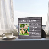 Bestes Geschenk! Remüde Papa Foto Plaque Fotoplatte