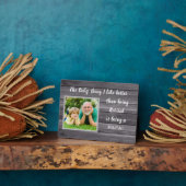 Bestes Geschenk! Remüde Papa Foto Plaque Fotoplatte (Seite)