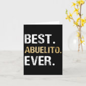 Bestes Geschenk von Abuelito je Grafik von Großtoc Karte (Gelbe Blume)