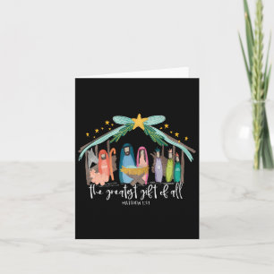 Bestes Geschenk von allen Jesus Weihnachten Christ Karte