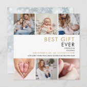 Bestes Geschenk Weihnachten Geburtstagskarte (Vorne/Hinten)