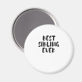 Bestes Geschwister Magnet (Vorderseite/Rückseite)