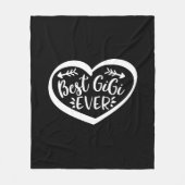 Bestes Gigi-Geschenk für Großmutter Fleecedecke (Vorderseite)