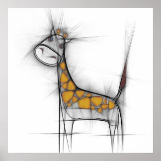 Bestes Giraffenposter Poster