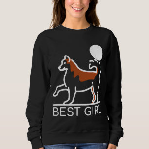 Bestes Girl Brown Husky Sweatshirt
