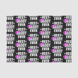 Bestes Girl Daddy je Pattern Seidenpapier