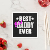 Bestes Girl Daddy je Serviette (Beispiel)