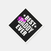 Bestes Girl Daddy je Serviette (Ecke)