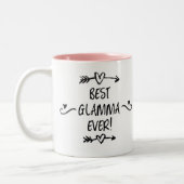 Bestes Glamma je Zweifarbige Tasse (Links)