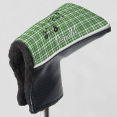 Bestes Golfer Green Kariert Golf Headcover (3/4 Vorderseite)