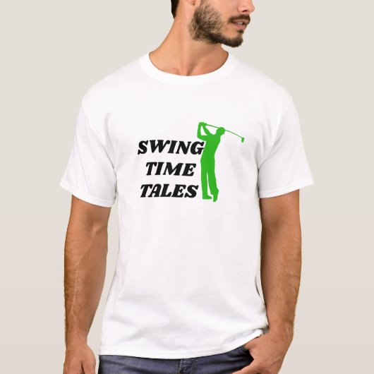 Bestes Golfgeschenk unter 20 Ihr Swing Time Tale F T-Shirt (Vorderseite)