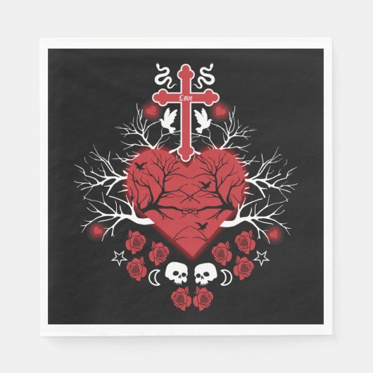 Bestes gotisches Geschenkzubehör Serviette (Vorderseite)