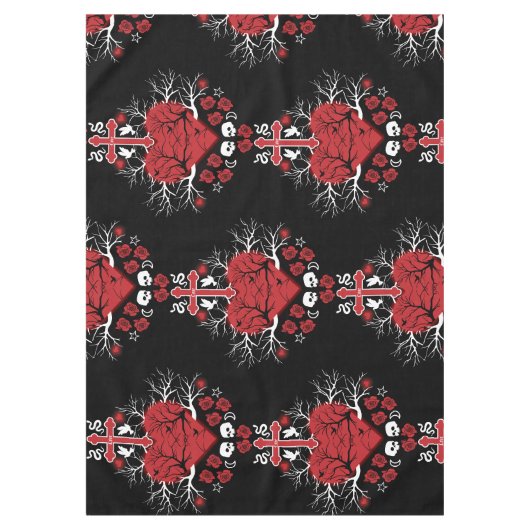 Bestes gotisches Geschenkzubehör Tischdecke (Vorderseite)