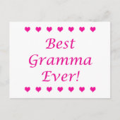 Bestes Gramma je Postkarte (Vorderseite)
