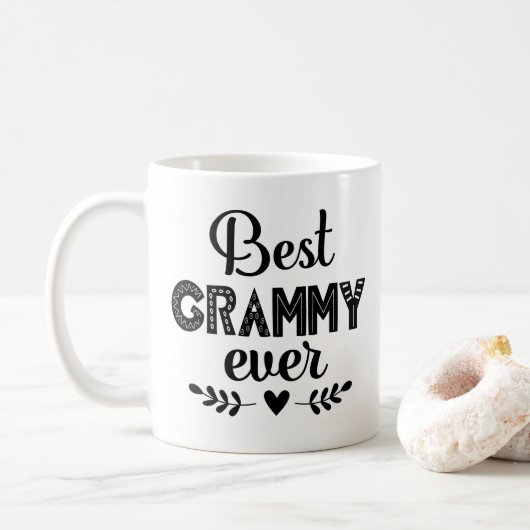 Bestes Grammy-Ever-Geschenk für Oma Kaffeetasse (Mit Donut)